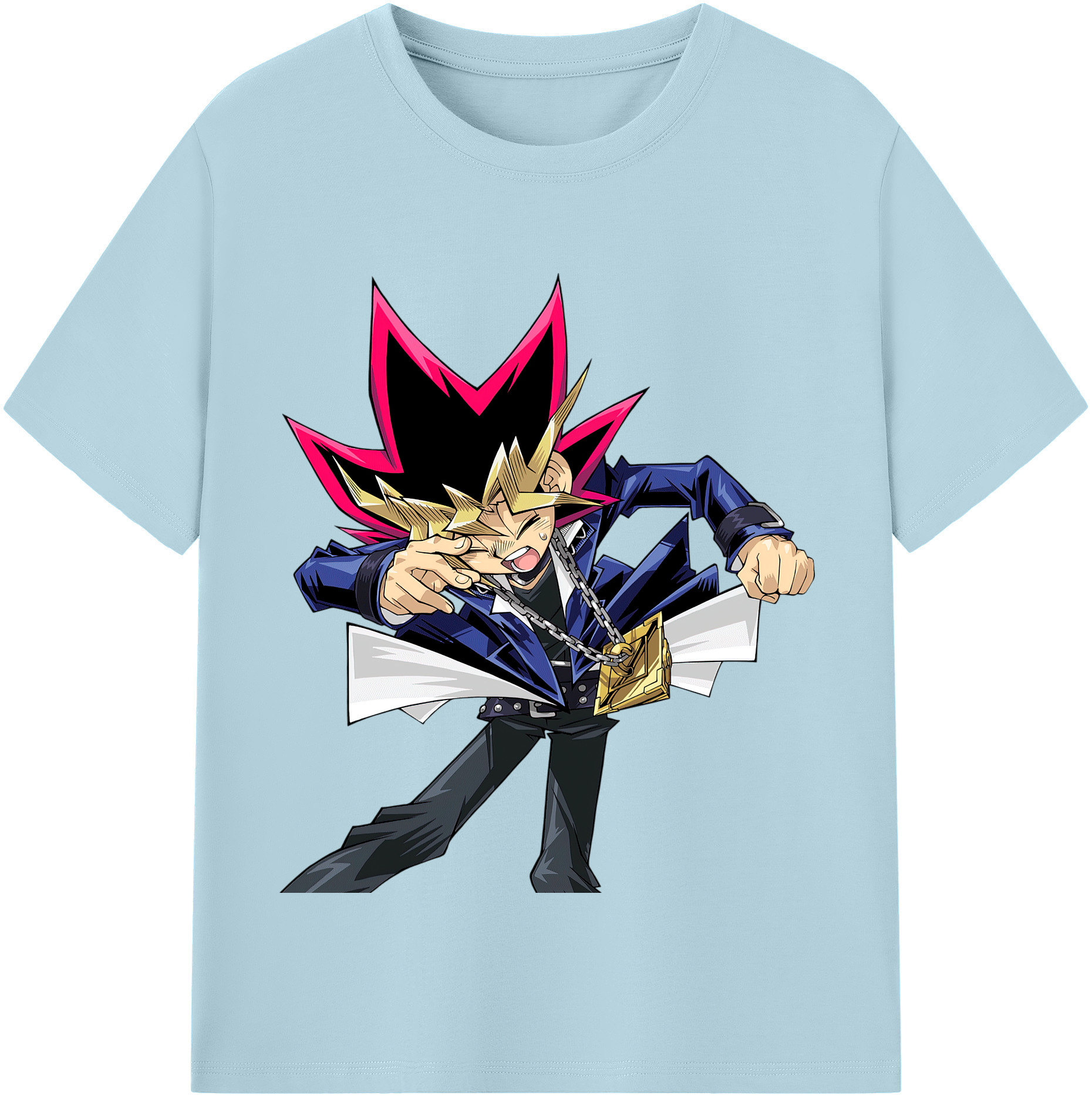 （画像用） 遊☆戯☆王 Yu-Gi-Oh! 綿100％半袖Tシャツ（フロントプリント）